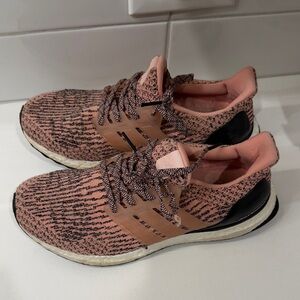 Adidas Ultra Boost 3.0 Salmon Pink & Black Women’s Shoes / Sneakers Size 7.5